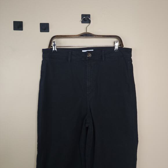 Loft High Waist Wide Leg in Black Size 31 - Picture 2 of 11